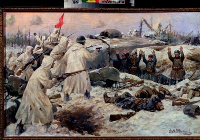 The Surrender of the Finnish Soldiers in 1940 by Ivan Alexeyevich Vladimirov