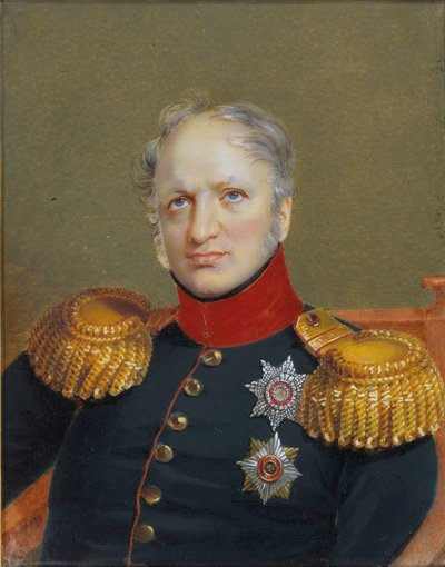 Portrait of Count Yegor Frantsevich Kankrin by Ivan Andreyevich Winberg