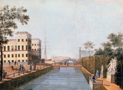 View of St. Petersburg, 1839 by Ivan Belonogov