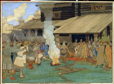 Administering Justice in the Kievan Rus by Ivan Yakovlevich Bilibin