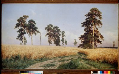 Rye Field by Ivan Ivanovich Shishkin