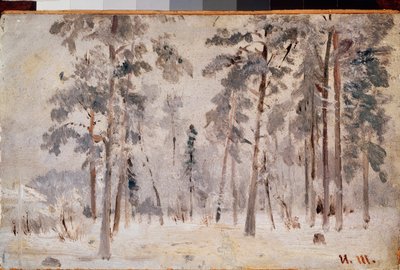 Hoarfrost by Ivan Ivanovich Shishkin