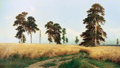 Rye Field by Ivan Ivanovich Shishkin