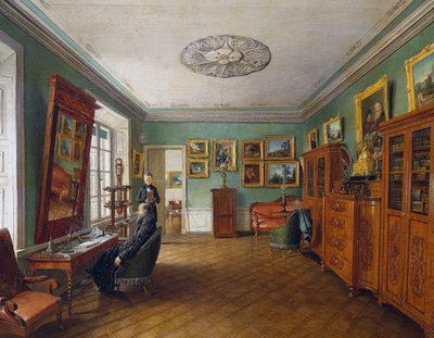Metropolitan Josif Semasko in His Study by Ivan Khrutsky