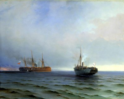 Capture of the Turkish military transport 