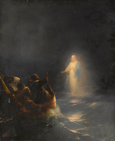 Jesus Walks on Water by Ivan Konstantinovich Aivazovsky