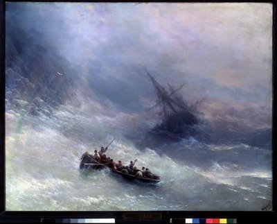 The Rainbow, the Shipwreck by Ivan Konstantinovich Aivazovsky