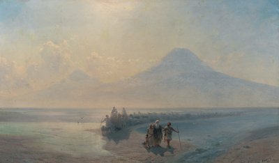 The Descent of Noah from Mount Ararat by Ivan Konstantinovich Aivazovsky