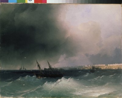 View of Odessa from the Sea by Ivan Konstantinovich Aivazovsky