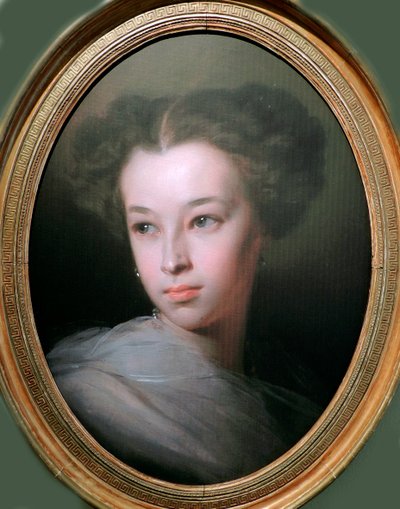 Portrait of Natalia Alexandrovna Pushkina, Countess of Merenberg (1836-1913), Daughter of Poet by Ivan Kosmich Makarov