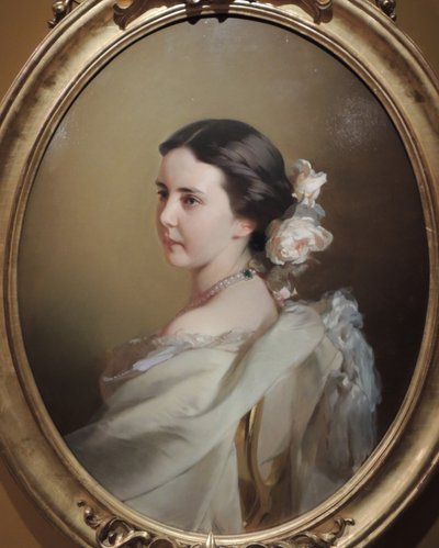 Portrait of Ekaterina Fyodorovna Tyutcheva 1835-1882, Mid 1850s by Ivan Kosmich Makarov