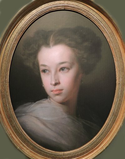 Portrait of Natalia Alexandrovna Pushkina, Countess of Merenberg 1836-1913, Daughter of Poet, 1849 by Ivan Kosmich Makarov