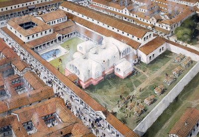 Baths, Wroxeter Roman City, Shropshire by Ivan Lapper