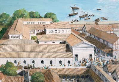 Richborough Roman Fort by Ivan Lapper