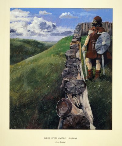 Soldier at Lyddington Castle Hillfort, Leicestershire by Ivan Lapper