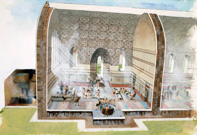 The Bath House at Wroxeter Roman City by Ivan Lapper