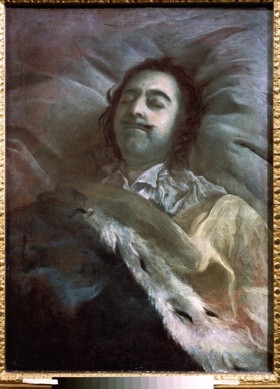 Peter I the Great on His Deathbed by Ivan Nikitich Nikitin