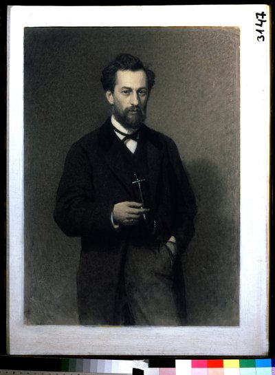 Portrait of the Artist M.K. Clodt by Ivan Nikolaevich Kramskoy