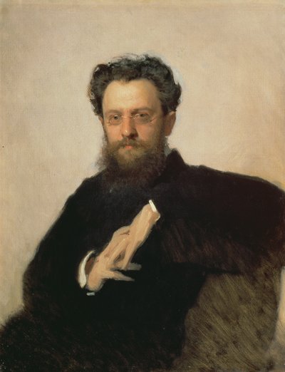 Portrait of Professor A. Prachov, 1879 by Ivan Nikolaevich Kramskoy