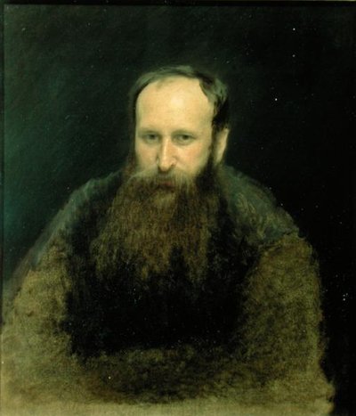 Portrait of Vasili Vasilievich Vereshchagin, 1883 by Ivan Nikolaevich Kramskoy