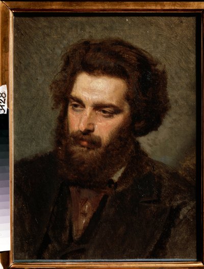 Portrait of the artist A. Kuindzhi by Ivan Nikolaevich Kramskoy