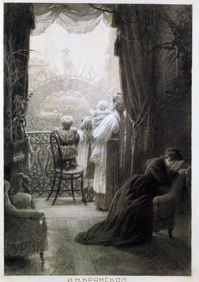 The Reception of Soldiers by Ivan Nikolayevich Kramskoi