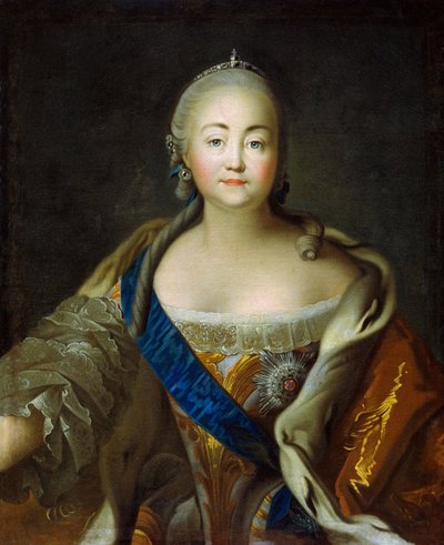 Portrait of Empress Elisabeth by Ivan Petrovich Argunov