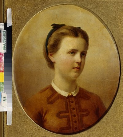 Grand Duchess Maria Alexandrovna of Russia, Duchess of Edinburgh and Duchess of Saxe Coburg and Gotha (1853-1920) by Ivan Petrovich Keler Viliandi