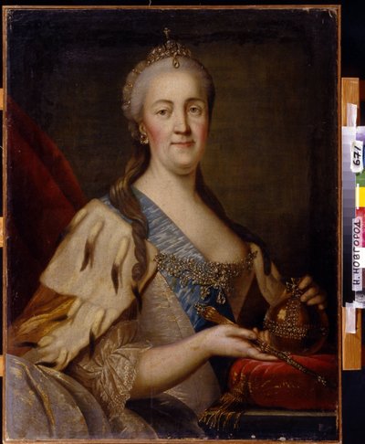 Portrait of Empress Catherine II by Ivan Semyonovich Sablukov