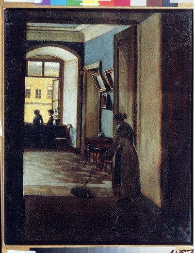 View of an Interior by Ivan Trofimovich Durnov