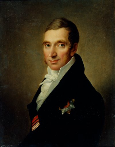 Portrait of the Physician Johann-Georg von Ruehl by Ivan Vasilyevich Luchaninov