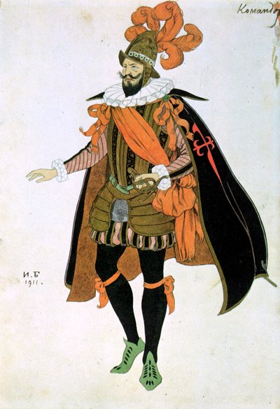 Commander by Ivan Yakovlevich Bilibin