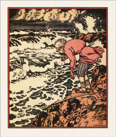 Illustration to The Tale of the Fisherman and the Fish, 1933 by Ivan Yakovlevich Bilibin