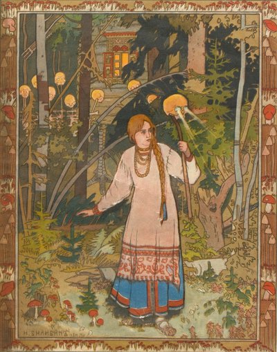 Vasilisa the Beautiful (Illustration to the Book Vasilisa the Beautiful), 1900 by Ivan Yakovlevich Bilibin
