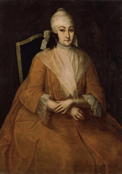 Portrait of Anna Leopoldovna, Regent of Russia 1718-1746, Between 1740 and 1746 by Ivan Yakovlevich Vishnyakov