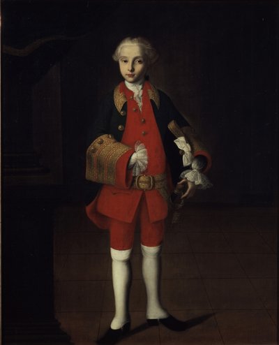 Portrait of Count Wilhelm Georg von Fermor 1749-1828, 1750 by Ivan Yakovlevich Vishnyakov