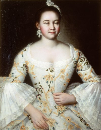 Portrait of the wife of Mikhail Yakovlev by Ivan Yakovlevich Vishnyakov