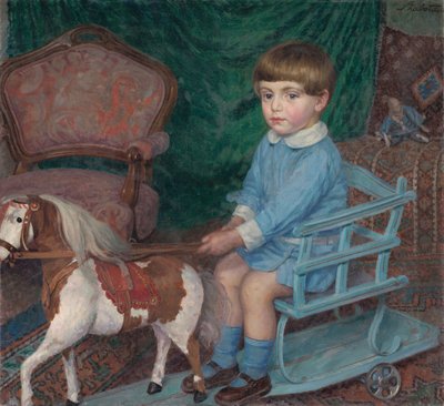 Child with a Horse Toy, c. 1925 by Ivan Zabota