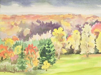 No.64 Autumn, Beaufays, Liege, Belgium by Izabella Godlewska de Aranda