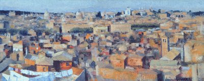 Rome, View from the Spanish Academy on the Gianicolo, 1968 by Izabella Godlewska de Aranda