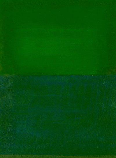 Space, Time, Motion, Green, 2010 by Izabella Godlewska de Aranda