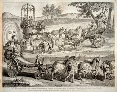 The Chariot of Apollo - Engraving by A J De Fehrt by J.A. Defehrt