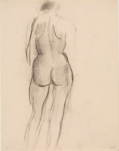 Female Standing Model, Seen from the Back by J.A. Jerichau
