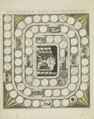 Game of Waterloo, 1815 by J.B.D. Wibmer