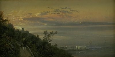 View from the Hills above Castellamare at Naples by Johan Christian Dahl