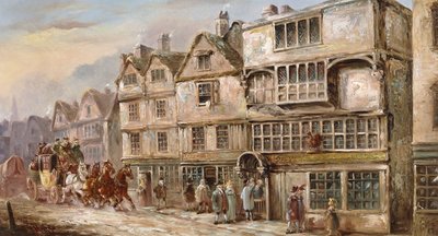 The Cock Tavern, Bishopsgate Street, London by J.C. Maggs
