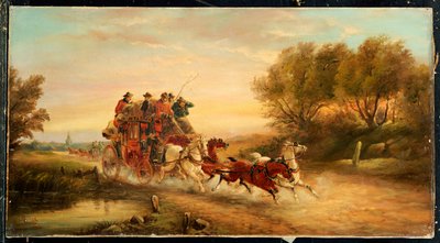 The Oxford to London Mail Coach by J.C. Maggs
