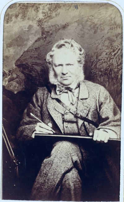 Portrait of Sir Edwin Landseer (1802-73) by J.C. Watkins