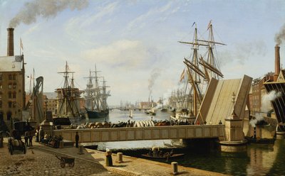 A View of Copenhagen with the Knippelsbro by J.E. Carl Rasmussen