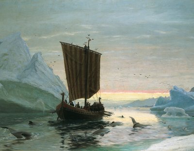 Erik the Red Discovers Greenland by J.E. Carl Rasmussen